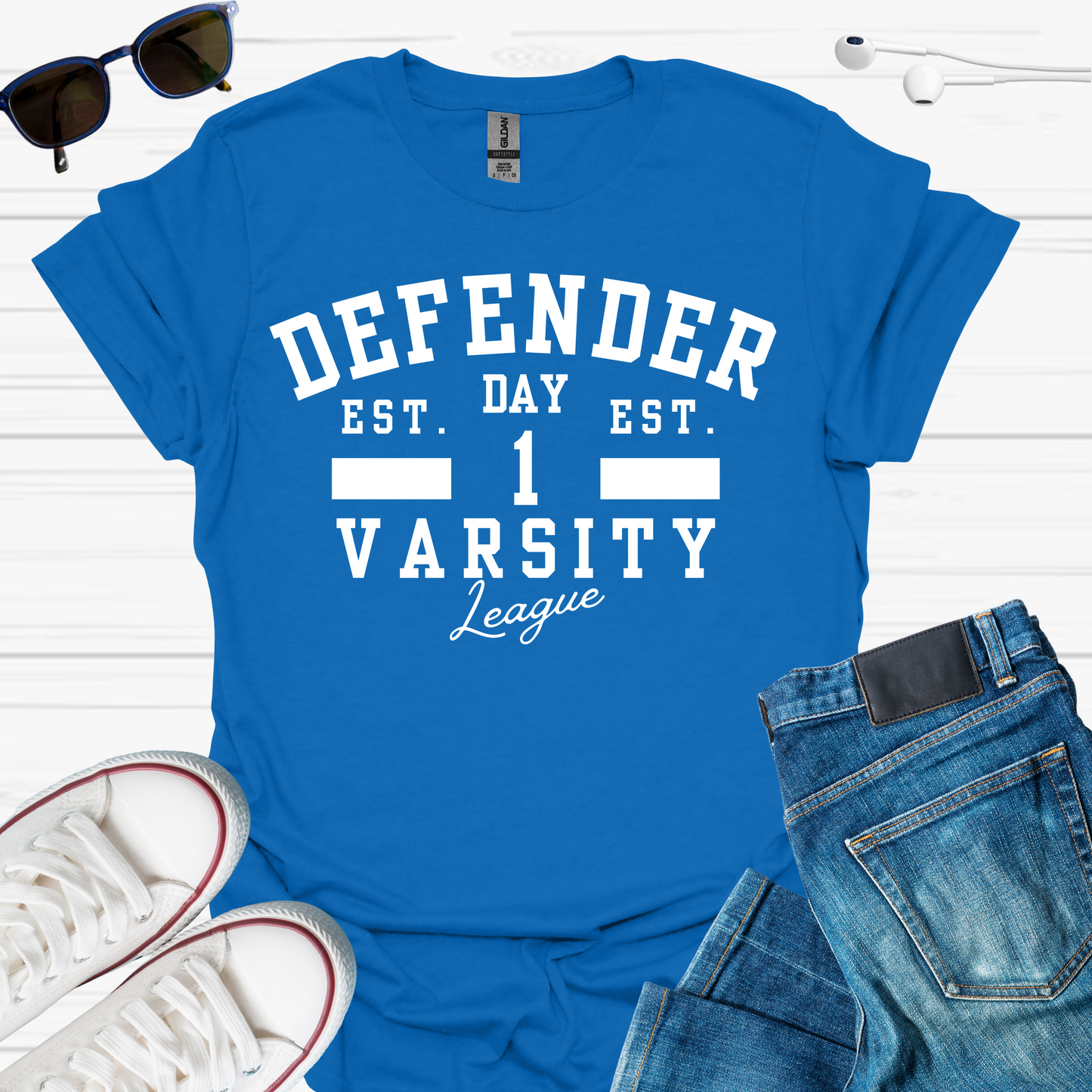 Defender Varsity T-Shirt
