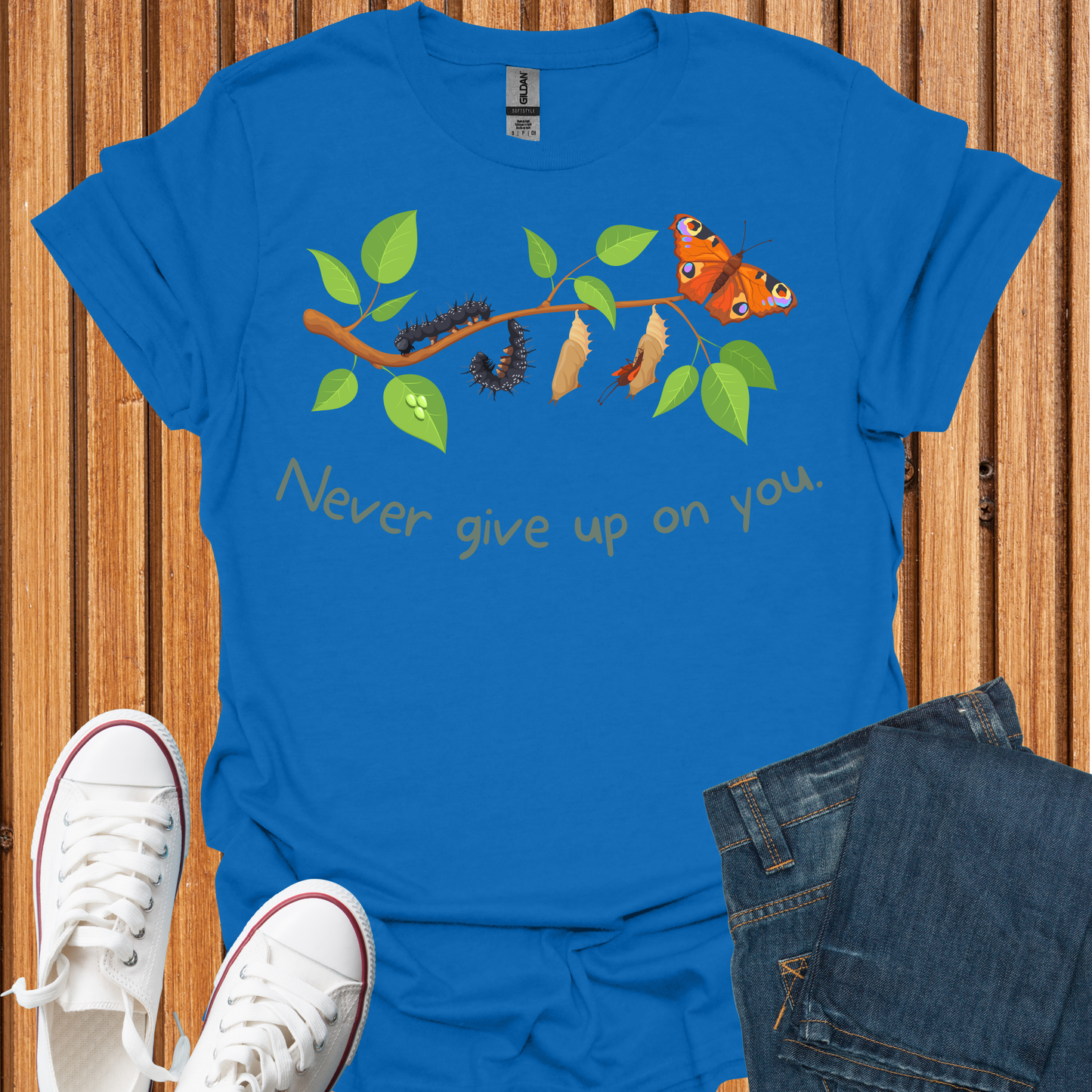 Never Give Up On You Butterfly T-Shirt
