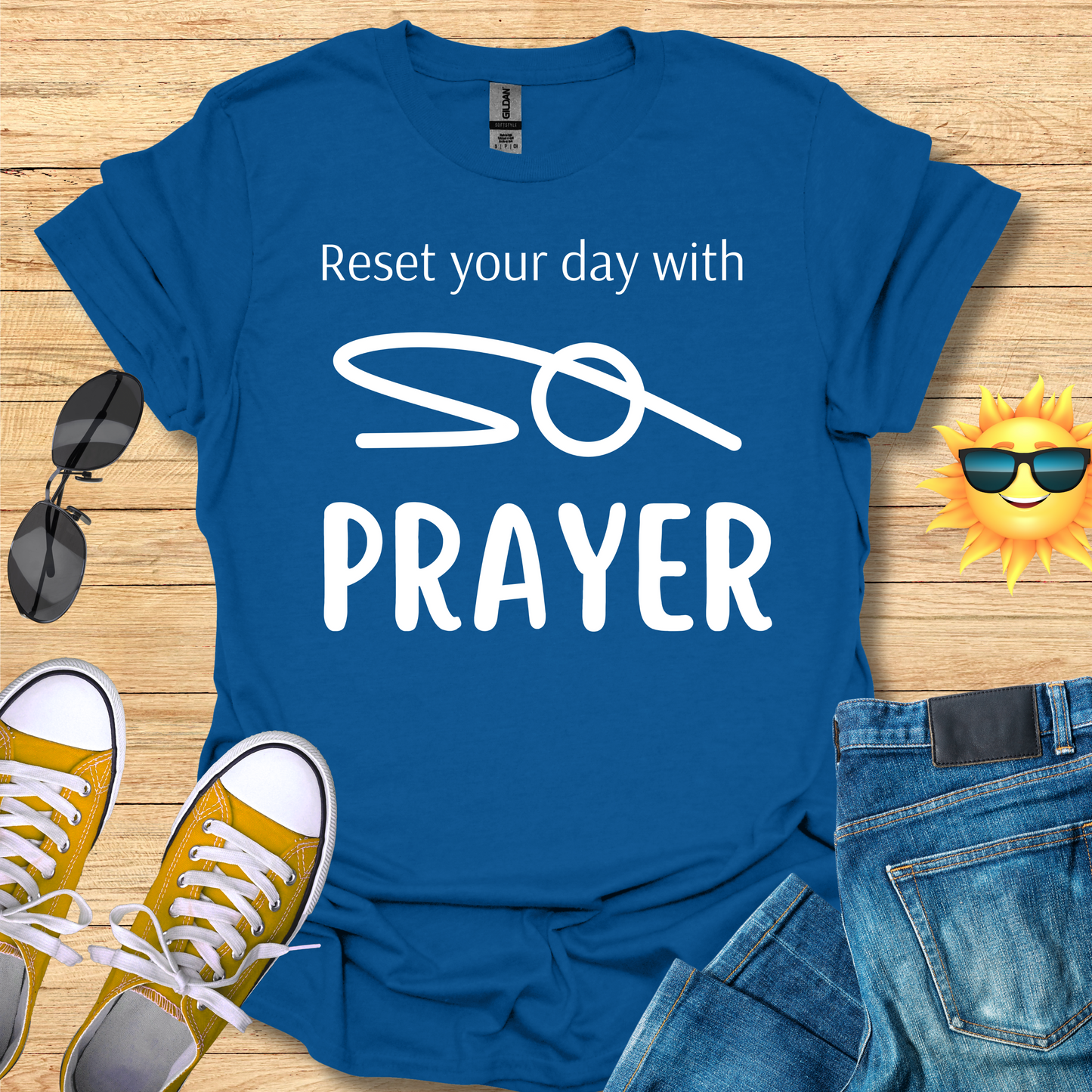 Reset Your Day With PRAYER T-Shirt