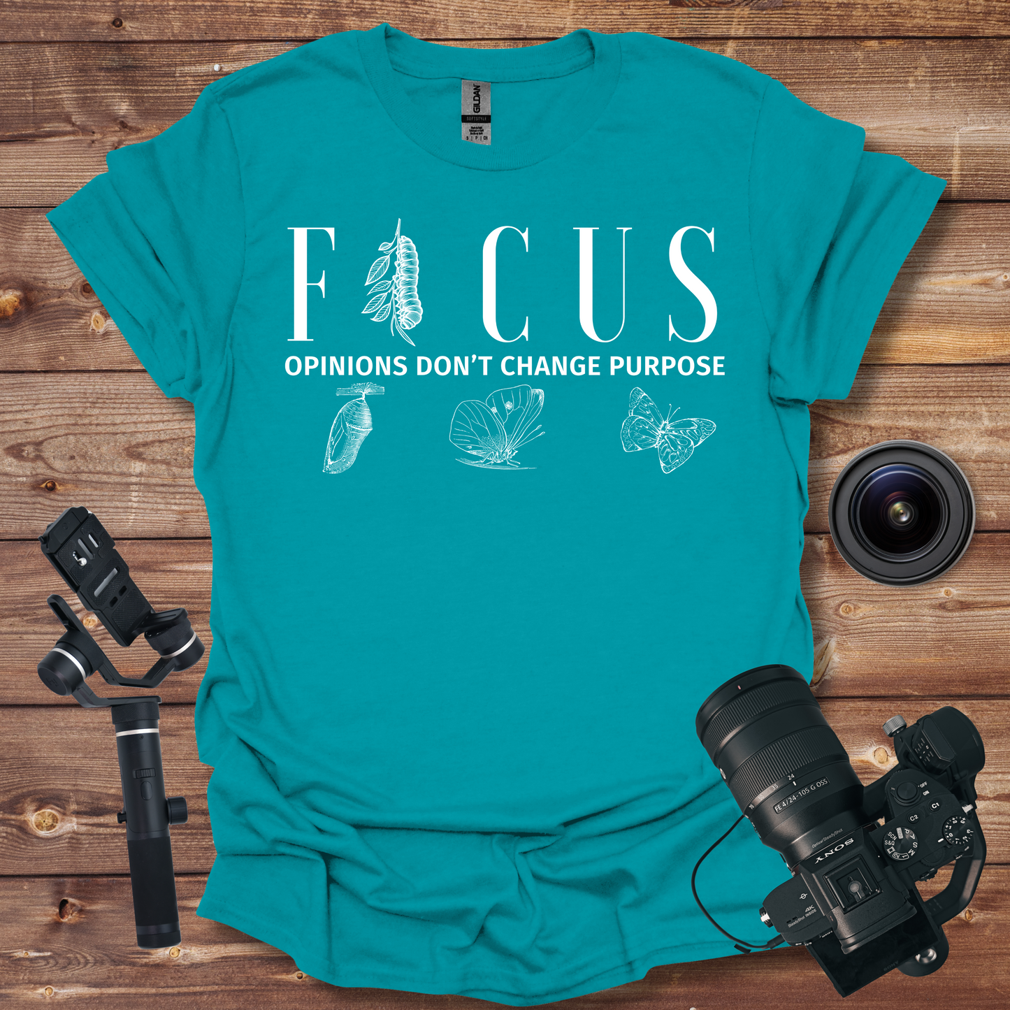 Focus - Butterfly Transformation T-Shirt