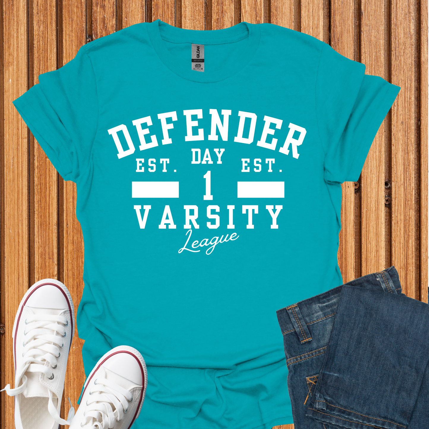 Defender Varsity T-Shirt