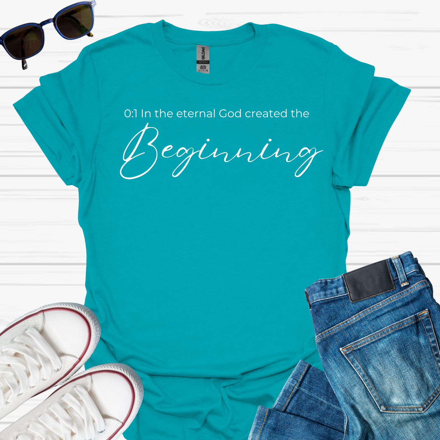In The Eternal God Created The Beginning. T-Shirt