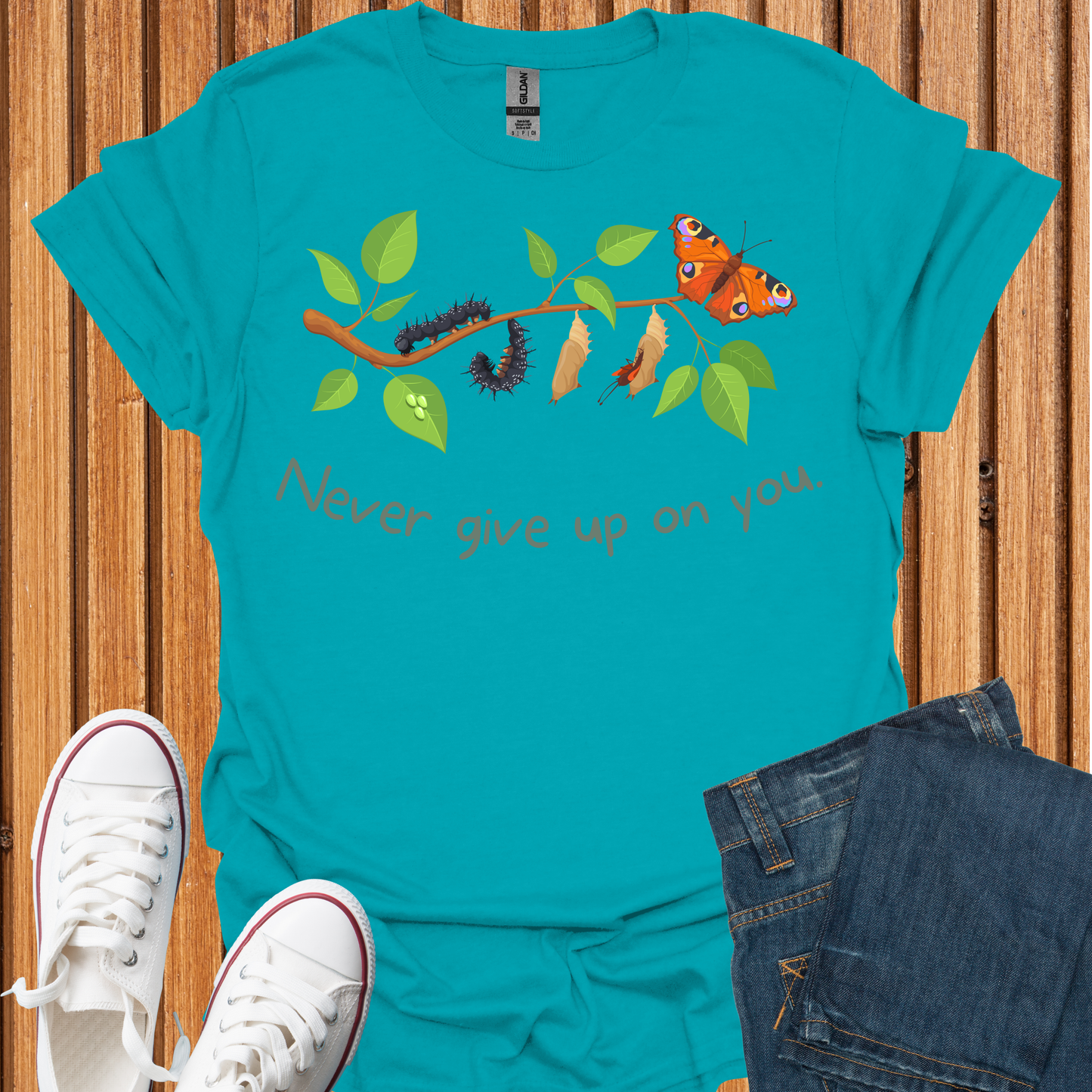 Never Give Up On You Butterfly T-Shirt