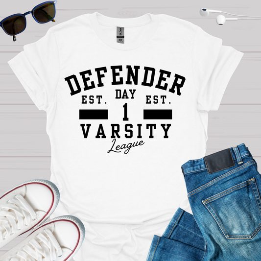 Defender Varsity T-Shirt