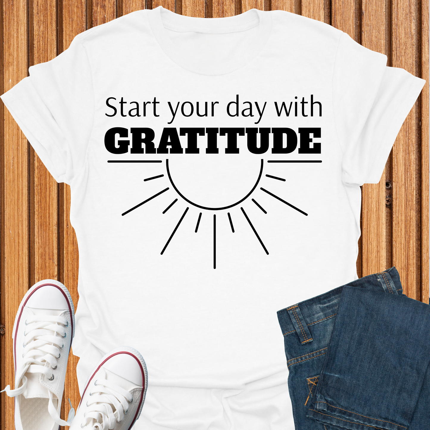 Start Your Day With Gratitude - Minimalist