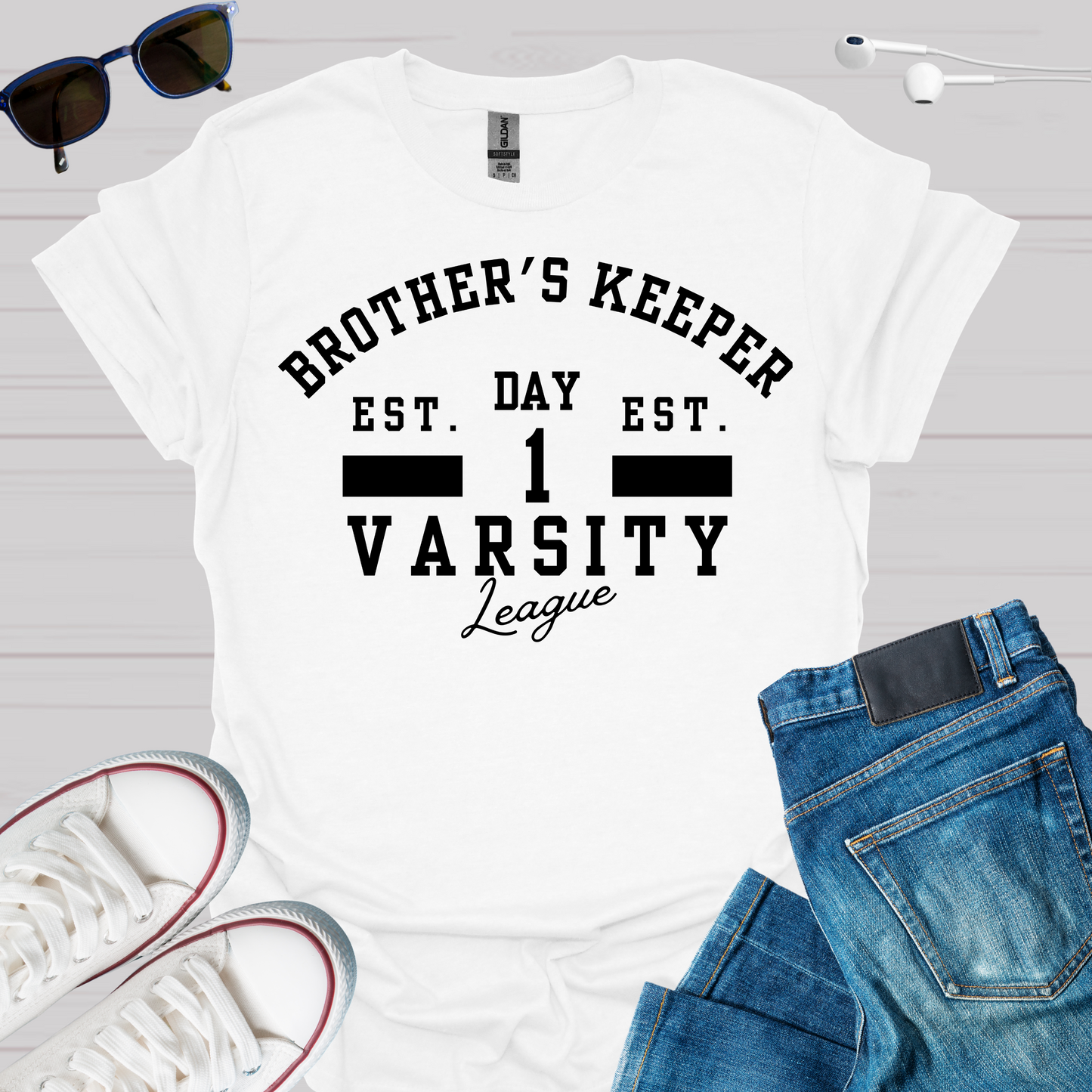 Brother's Keeper Varsity T-Shirt