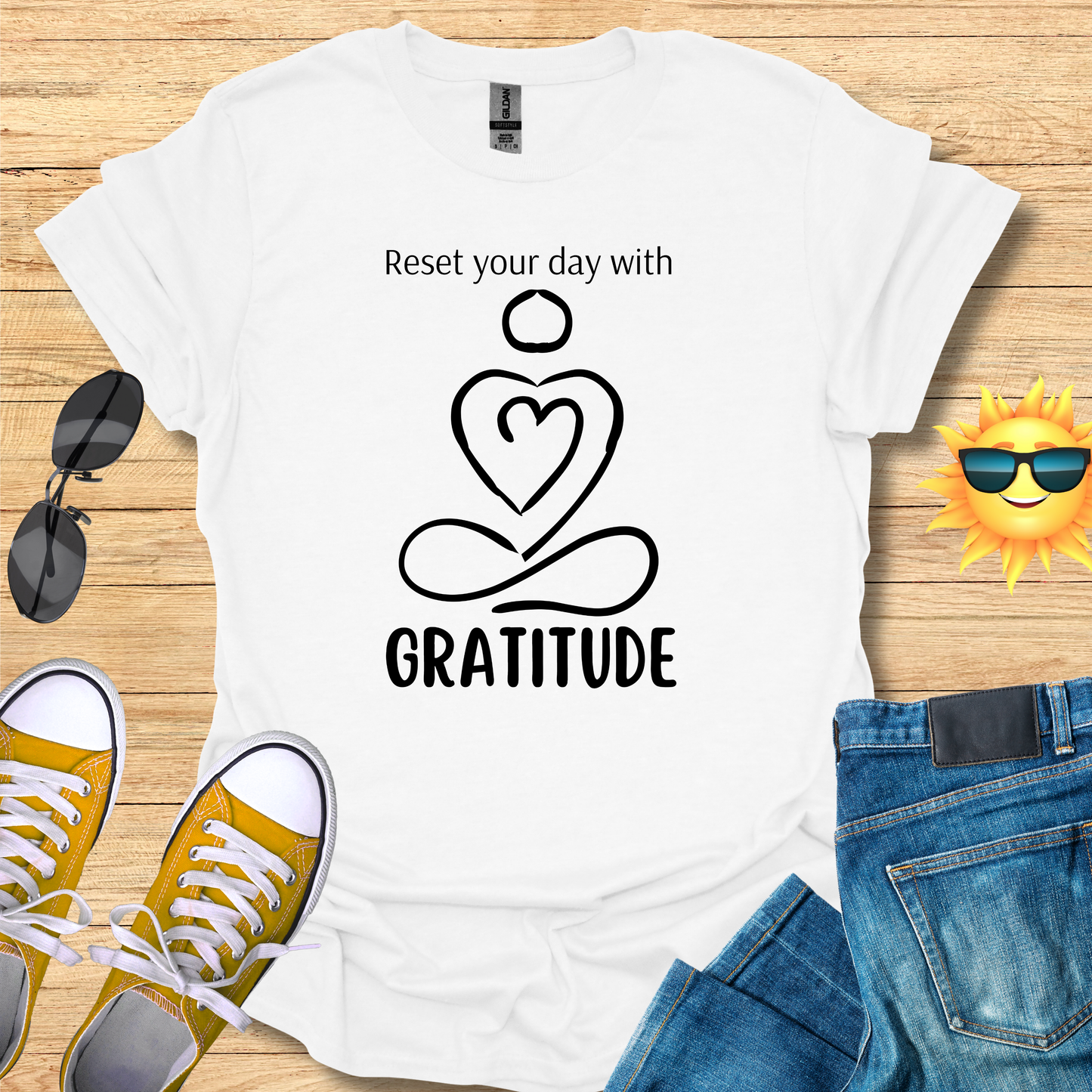 Reset Your Day With Gratitude T-Shirt
