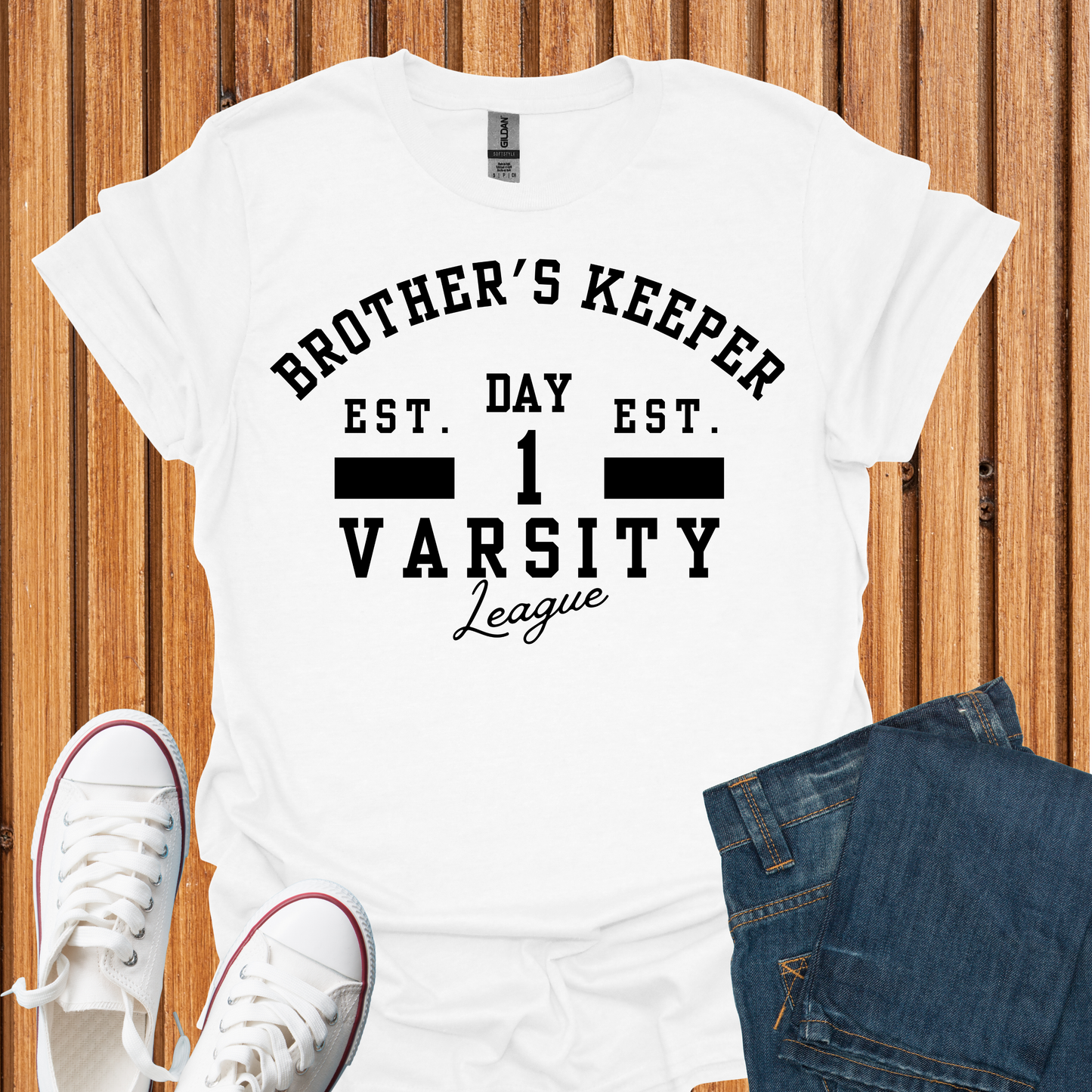 Brother's Keeper Varsity T-Shirt