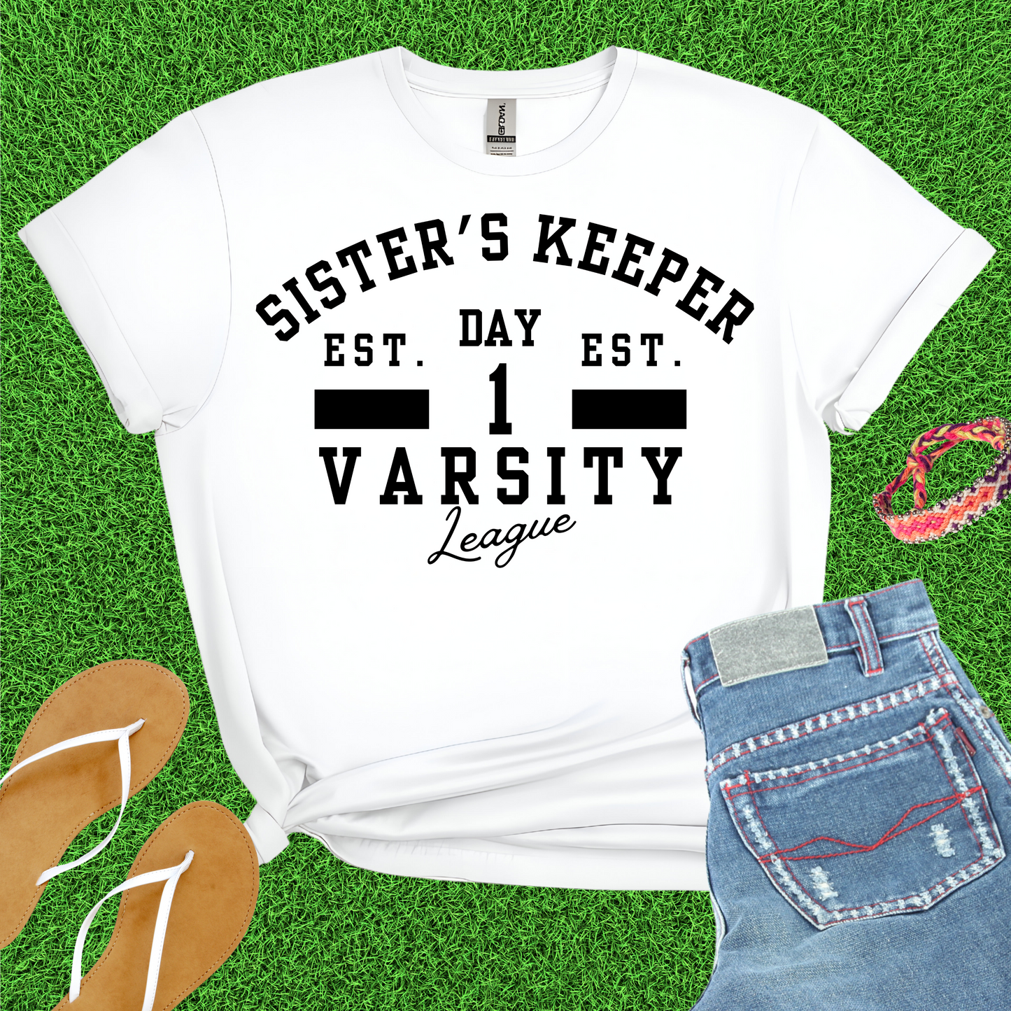 Sister's Keeper Varsity T-Shirt