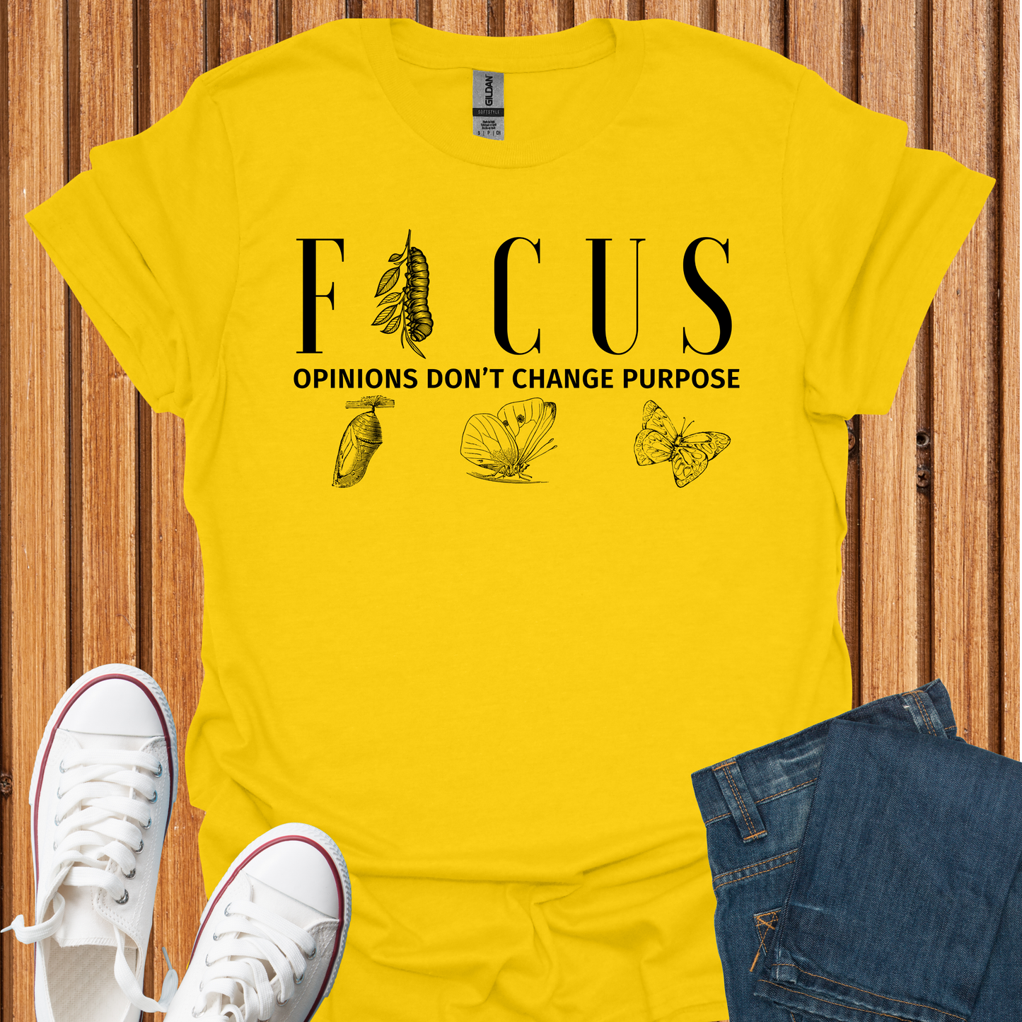 Focus - Butterfly Transformation T-Shirt