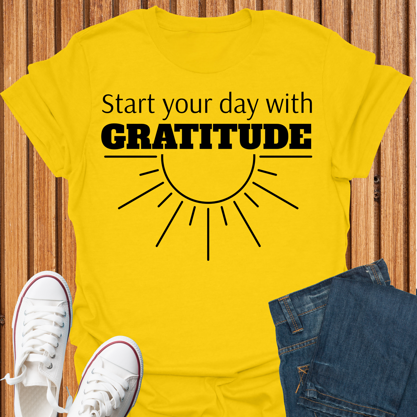 Start Your Day With Gratitude - Minimalist