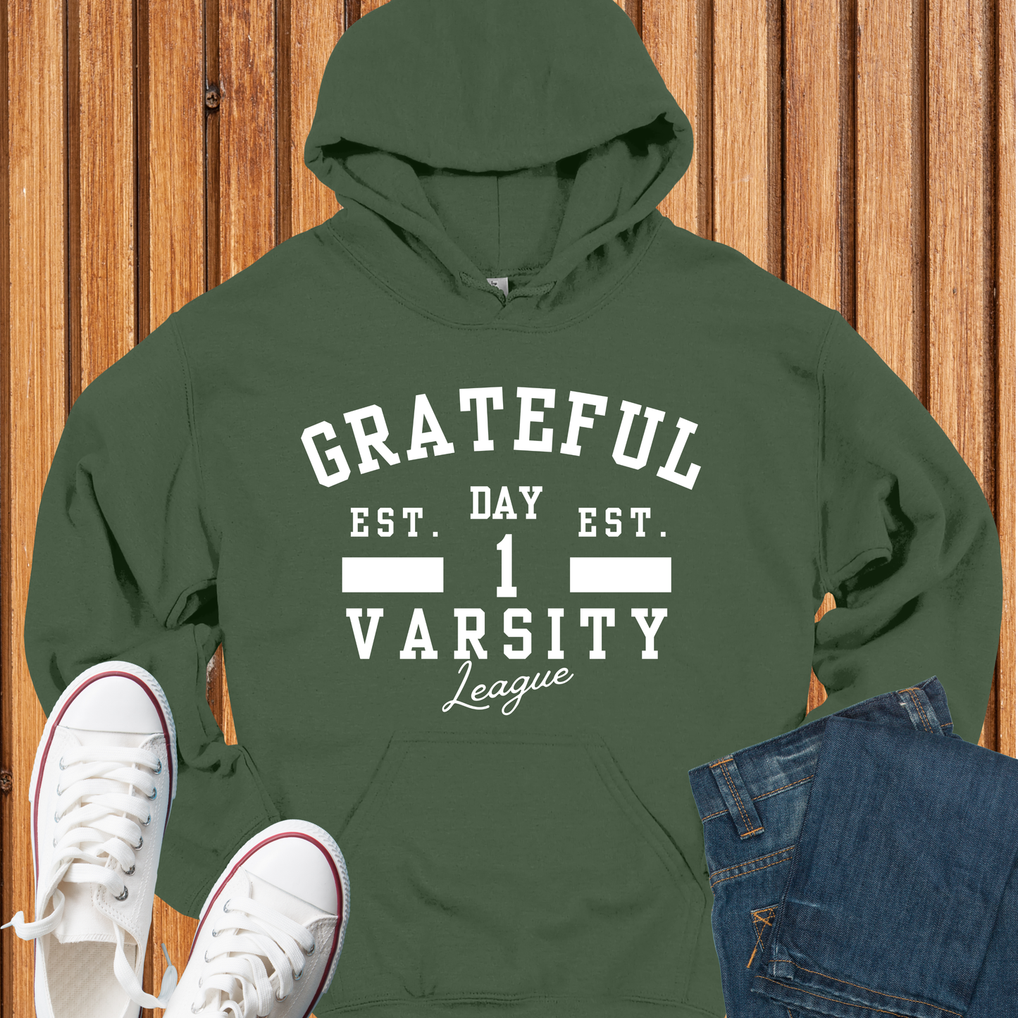 Grateful Varsity Hoodie