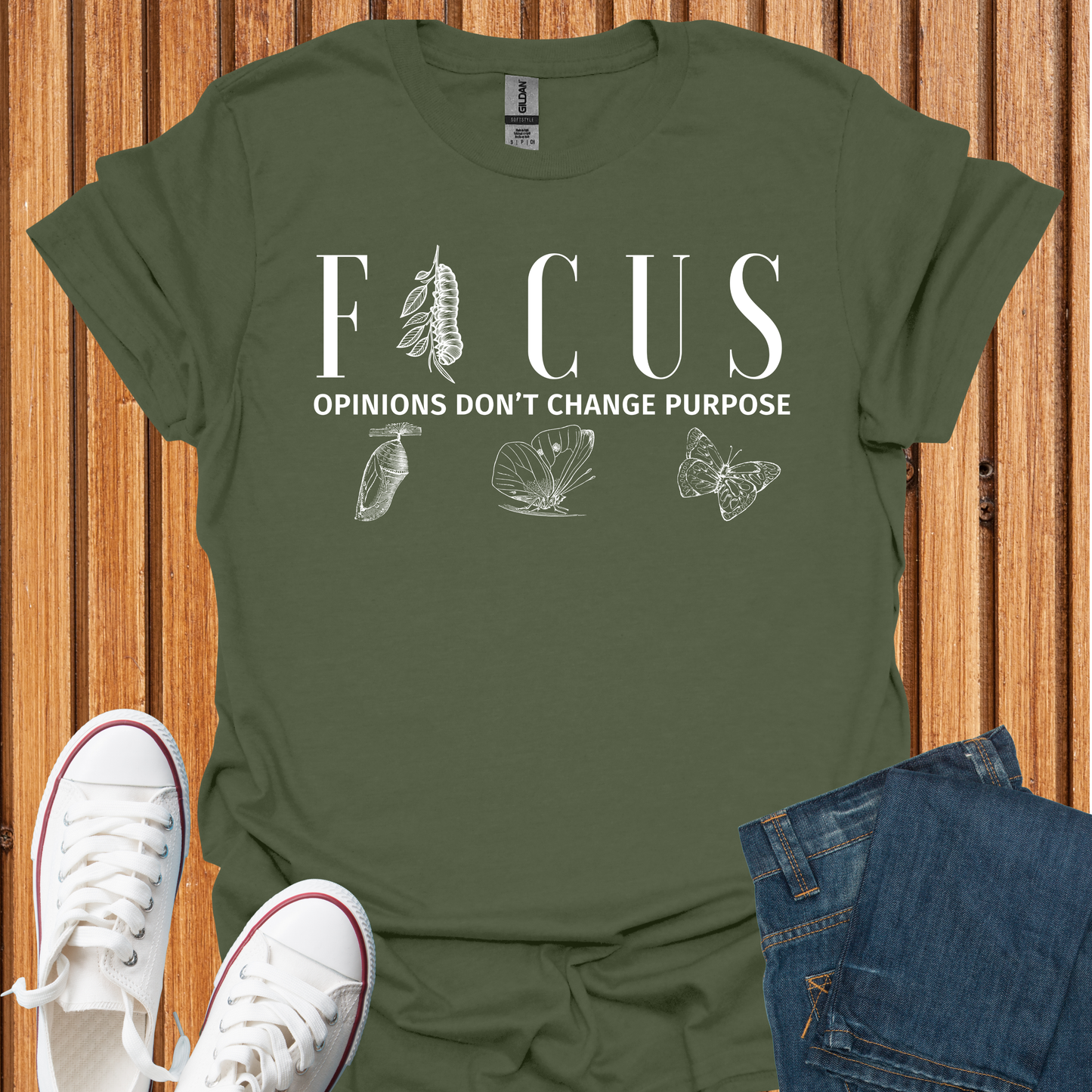 Focus - Butterfly Transformation T-Shirt