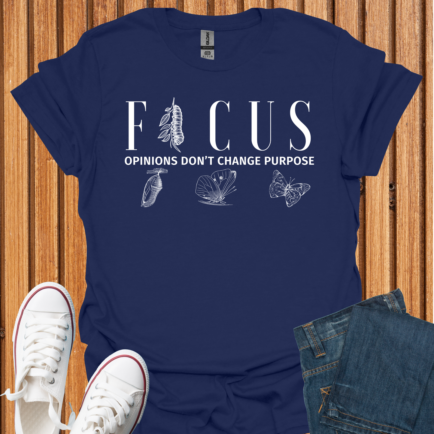 Focus - Butterfly Transformation T-Shirt