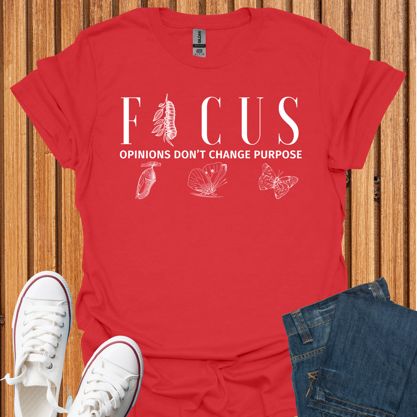 Focus - Butterfly Transformation T-Shirt