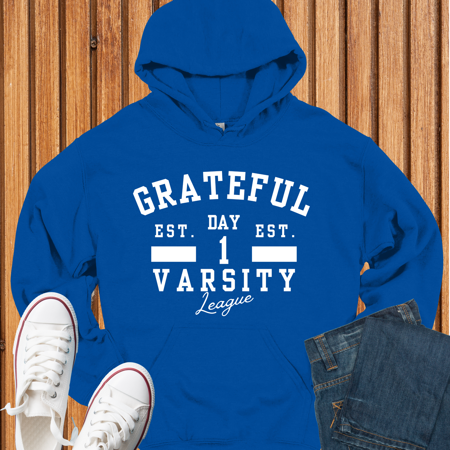 Grateful Varsity Hoodie