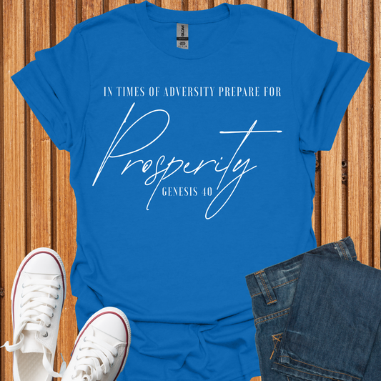 Times of Adversity Prepare for Prosperity - T-Shirt