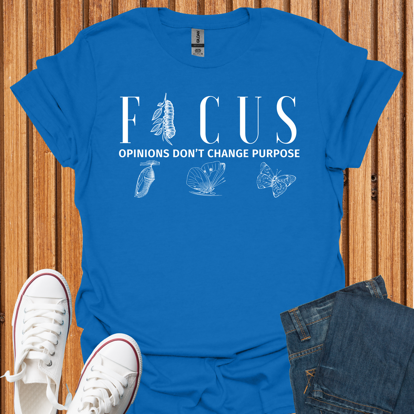 Focus - Butterfly Transformation T-Shirt