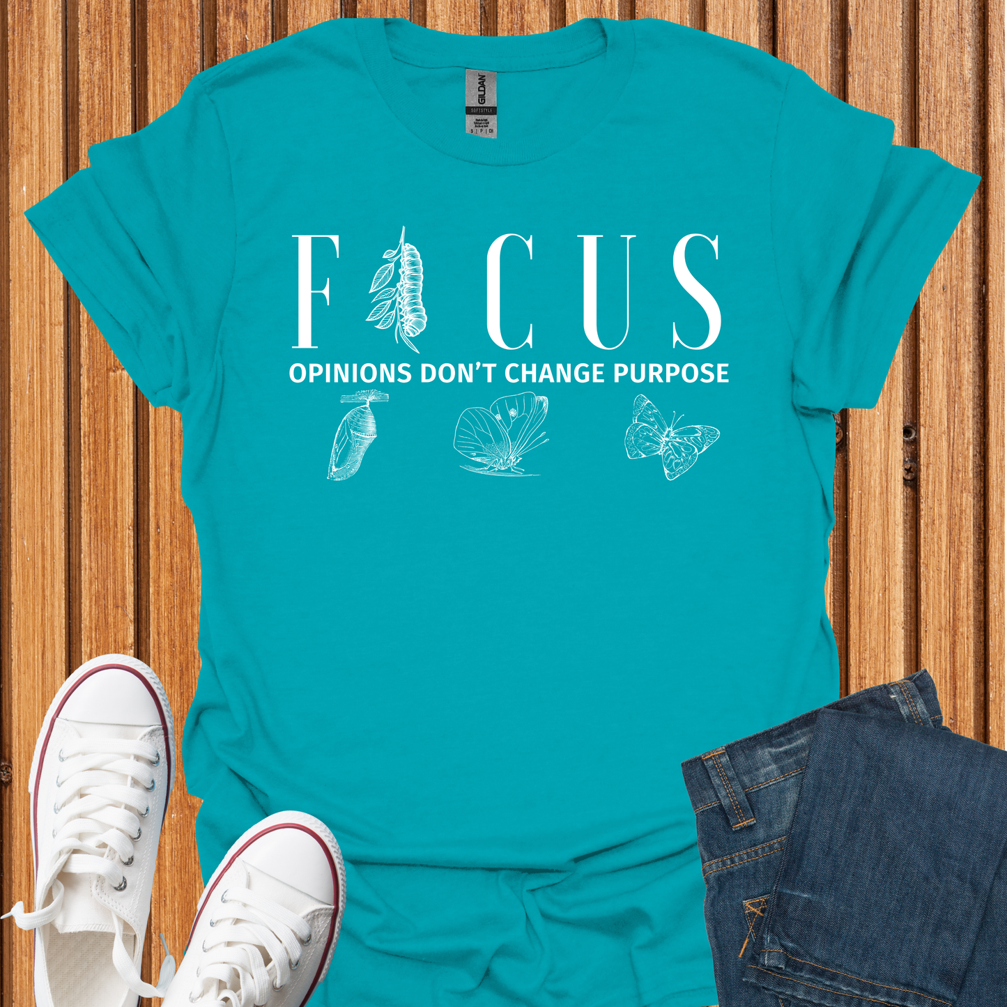 Focus - Butterfly Transformation T-Shirt