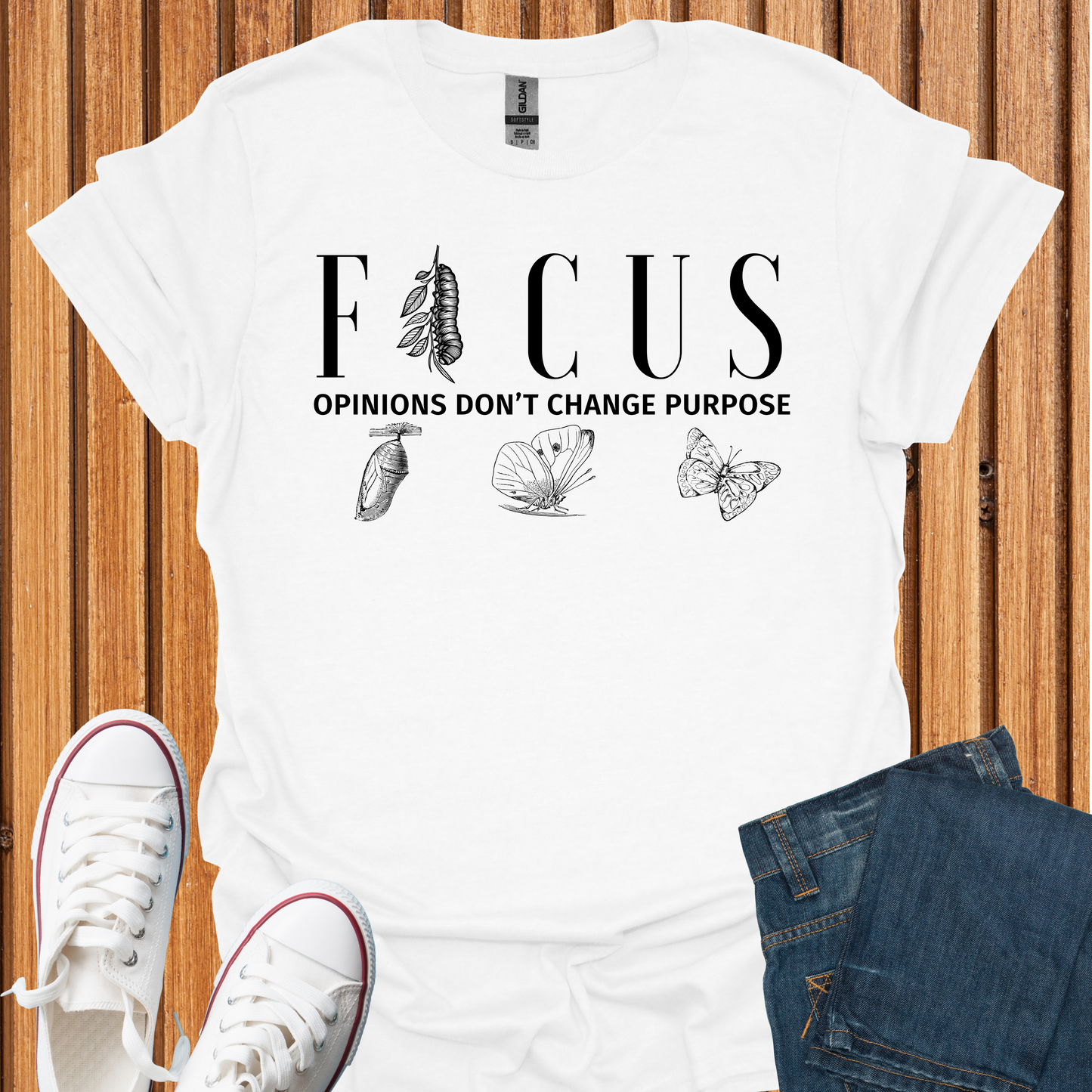 Focus - Butterfly Transformation T-Shirt